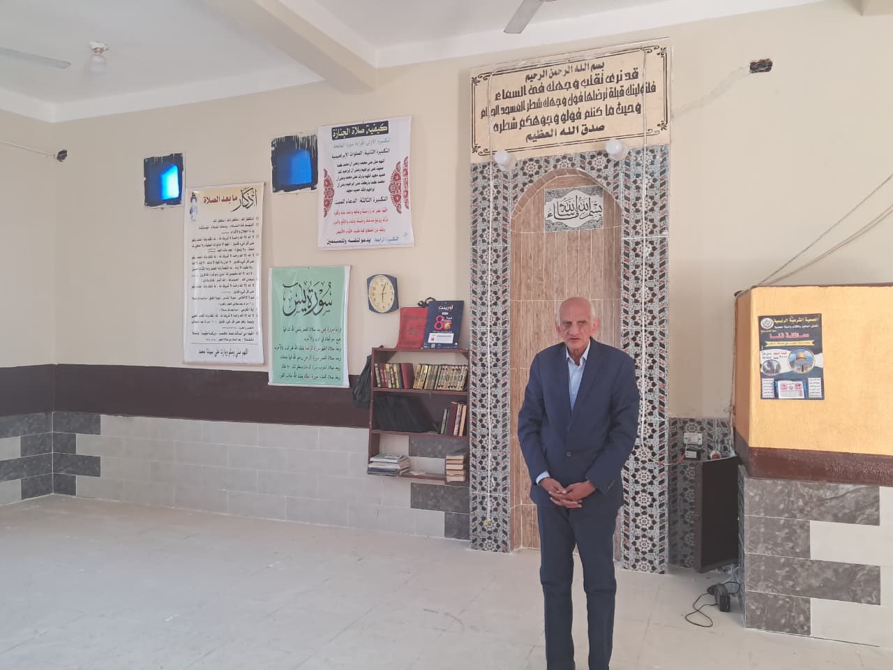 زيارة إلى قرية زليتن، , وتفقد عددًا من مساجد القرية