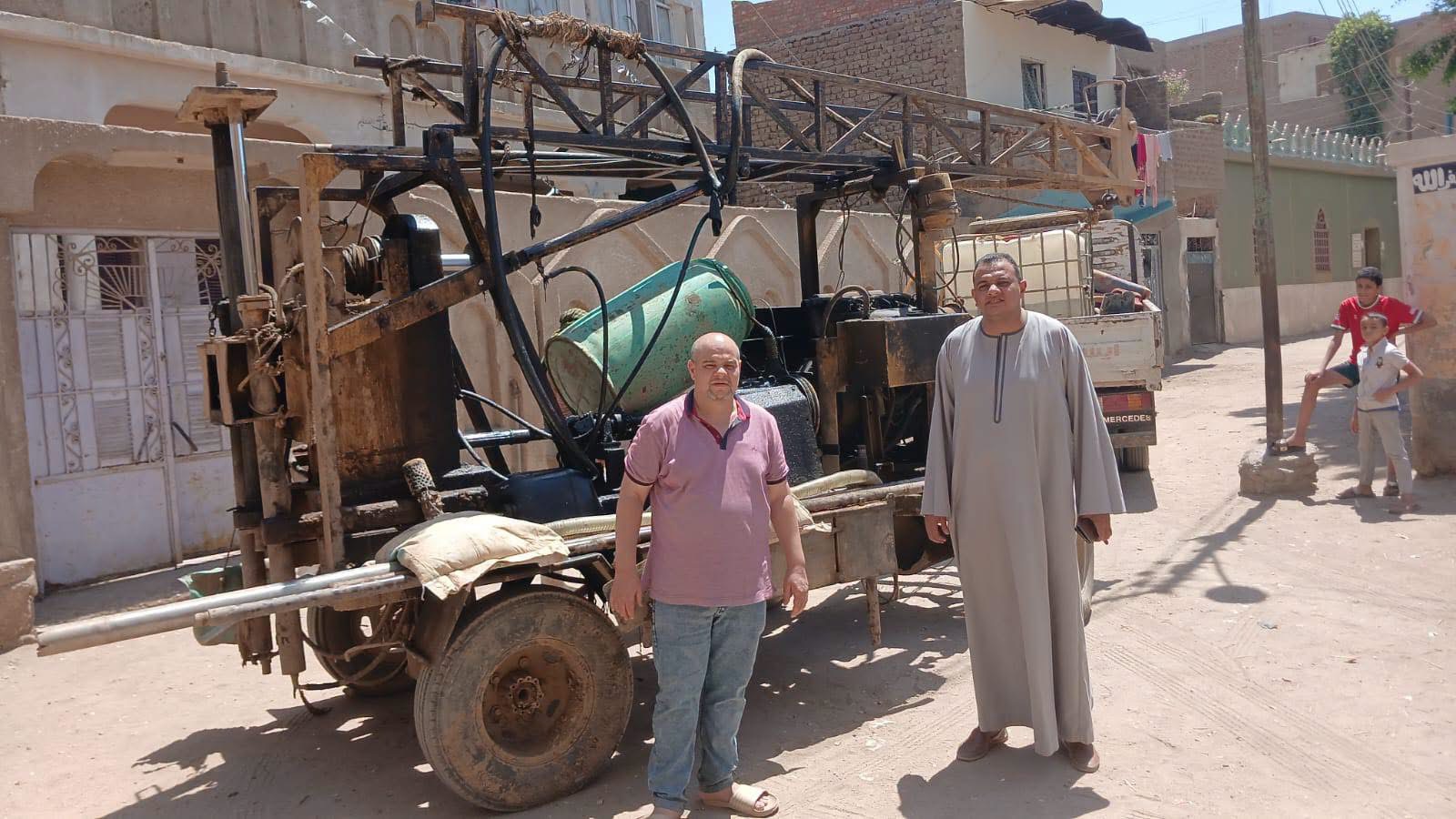 بدء أعمال المجسات والدراسات الميدانية لمشروع الصرف الصحي بقرية هو تمهيدًا لانطلاق التنفيذ الفعلي